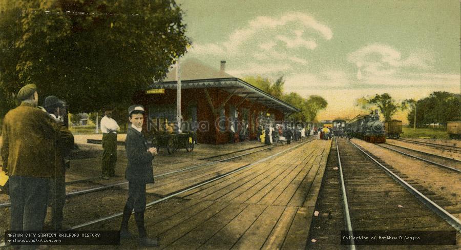 Postcard: The Boston & Maine Railroad Station, Kennebunk, Maine